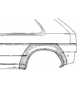 VAN WEZEL - 5880145 - Арка крыла задн лев vw: golf 3/vento 91-97 2дв